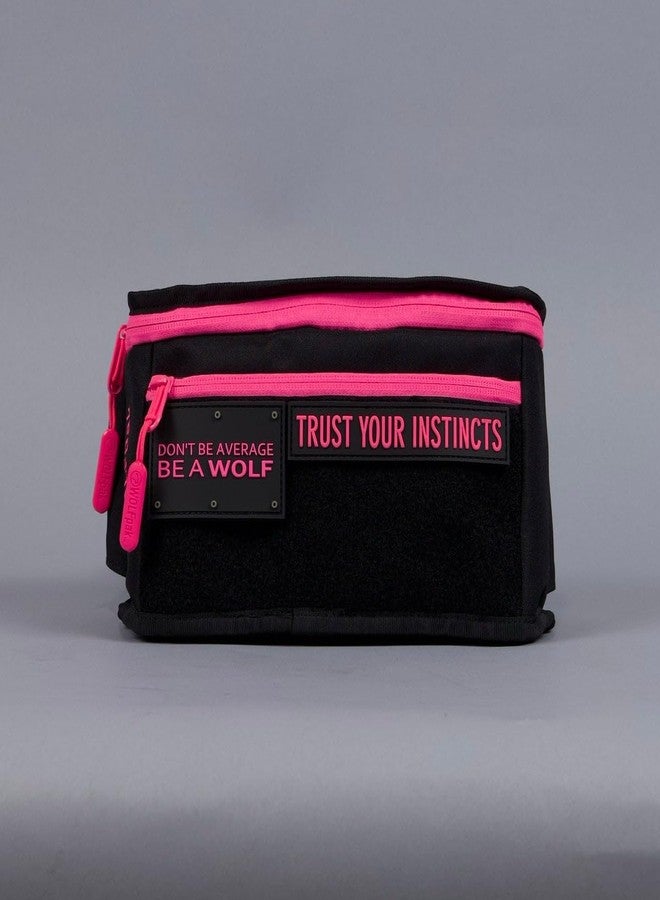 WOLFpak Tactical Fanny Pack-Chest Pack (Black Neon Pink) - Image 5